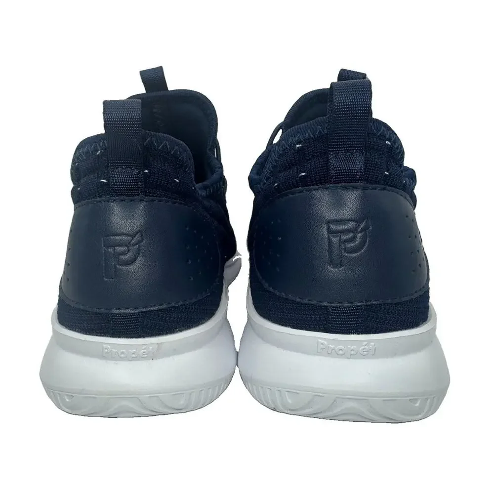 PROPET TravelBound Shoes Womens 8 Narrow Navy Metallic Mesh Slip On Orthopedic